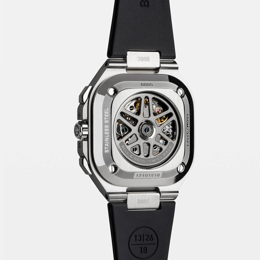 Bell & Ross BR-05 Chrono Black Steel BR05C-BLC-ST/SRB