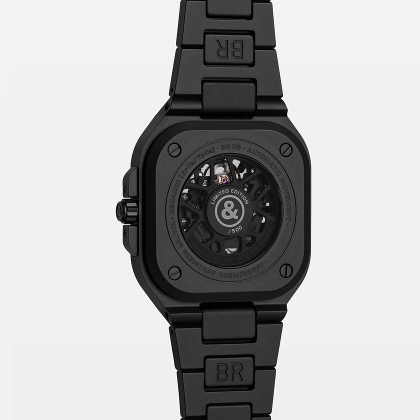 Bell & Ross Skeleton Black Lum Ceramic BR05A-BLM-SKCE/SCE