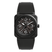 Bell & Ross Skeleton Black Ceramic BR03A-BL-SKCE/SRB