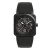 Bell & Ross Skeleton Black Ceramic BR03A-BL-SKCE/SRB