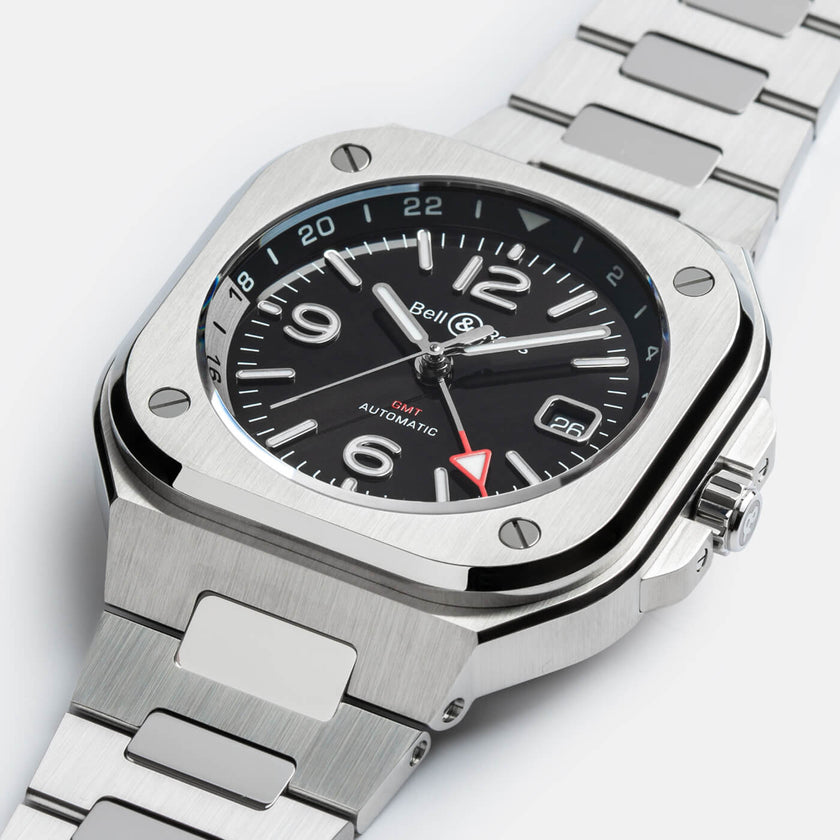 Bell & Ross BR-05 GMT Black BR05G-BL-ST/SST