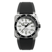 Bell & Ross BR-03 Diver White Steel BR03A-D-WH-ST/SRB