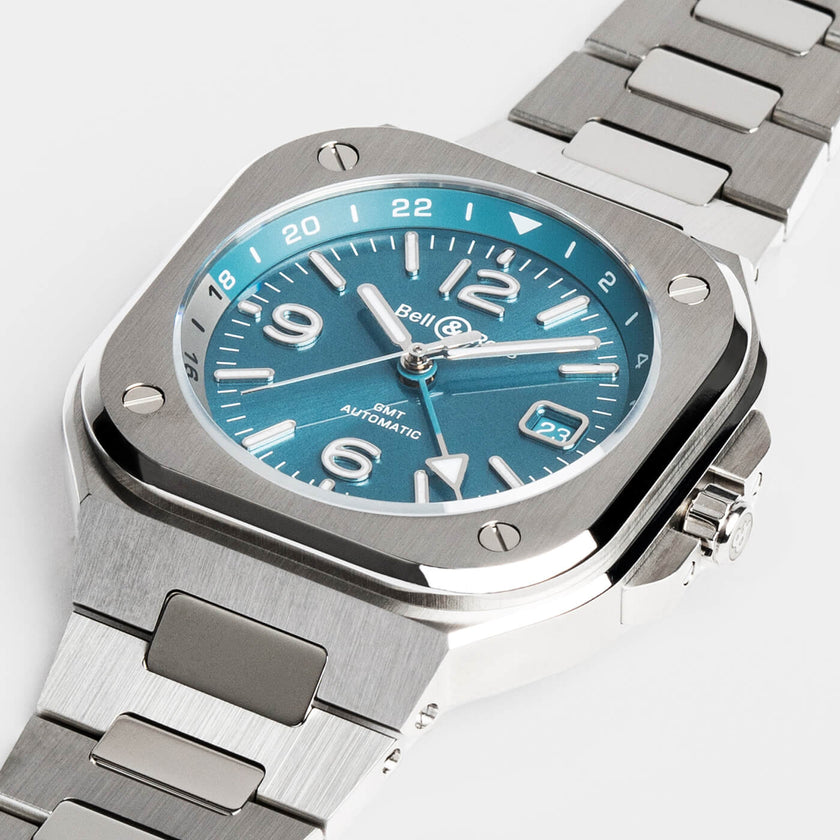 Bell & Ross BR-05 GMT Sky Blue BR05G-PB-ST/SST
