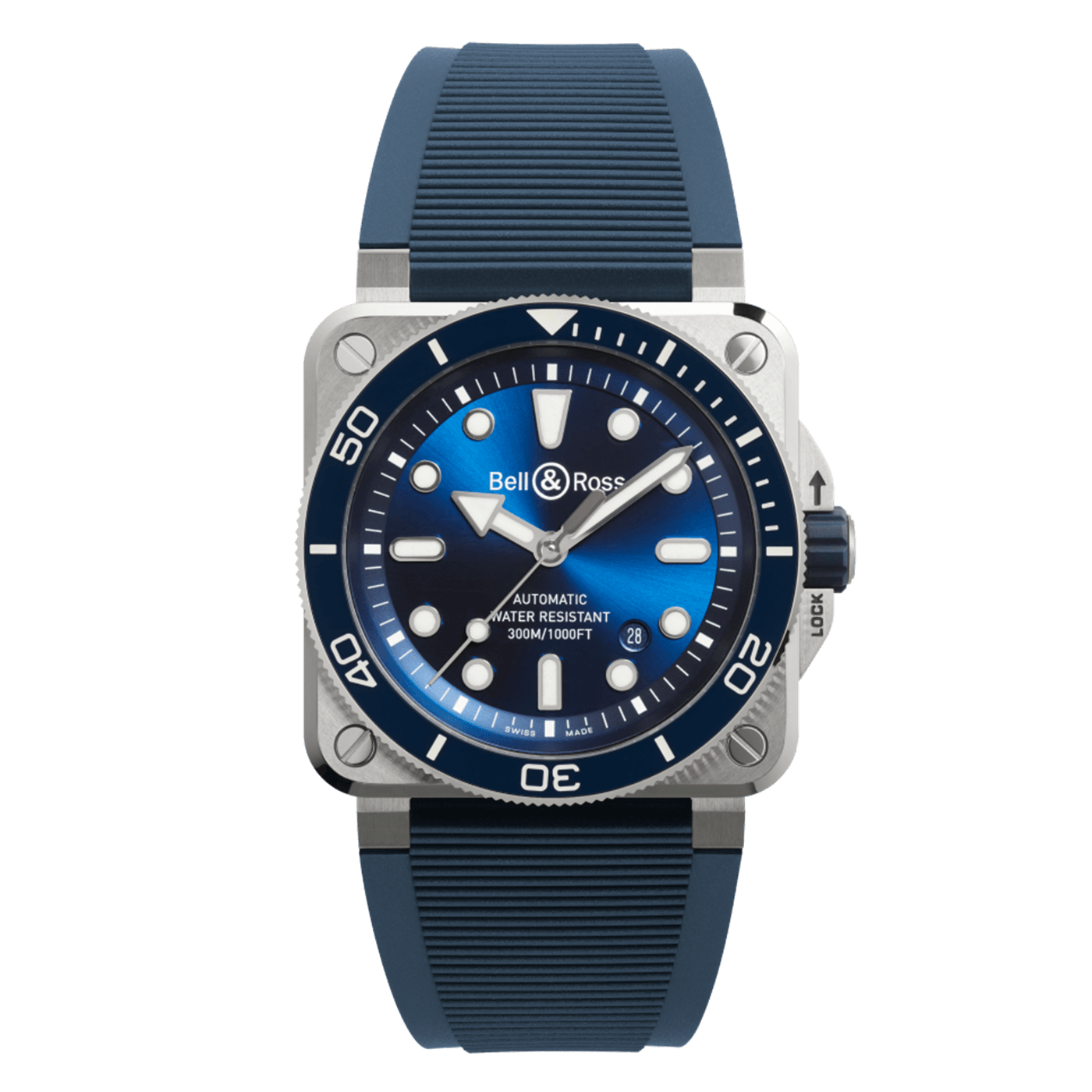 Bell & Ross BR-03 Diver Blue Steel BR03A-D-BLU-ST/SRB