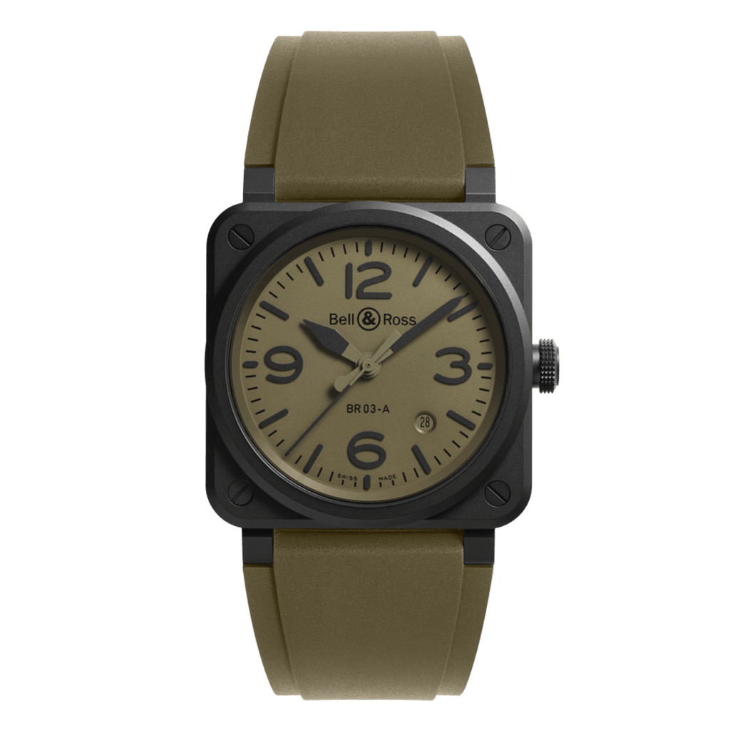 Bell & Ross BR-03 Military Ceramic BR03A-MIL-CE/SRB