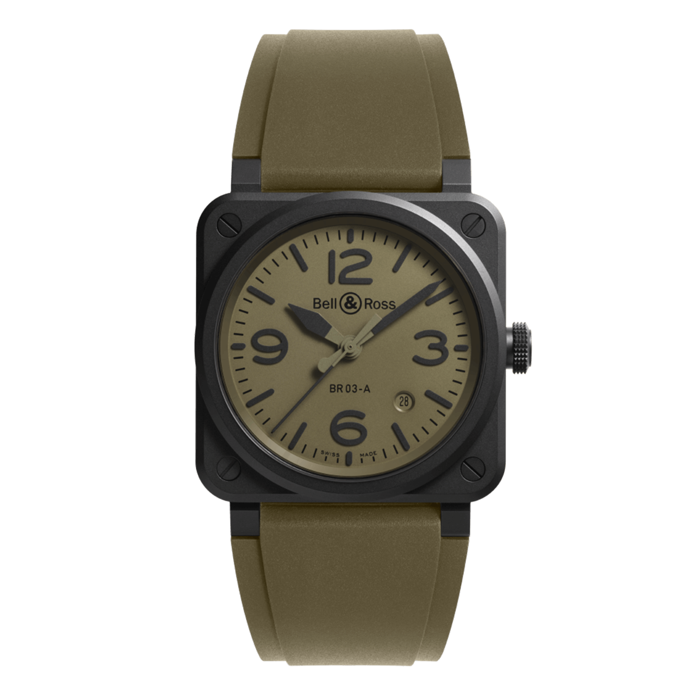 Bell & Ross BR-03 Military Ceramic BR03A-MIL-CE/SRB