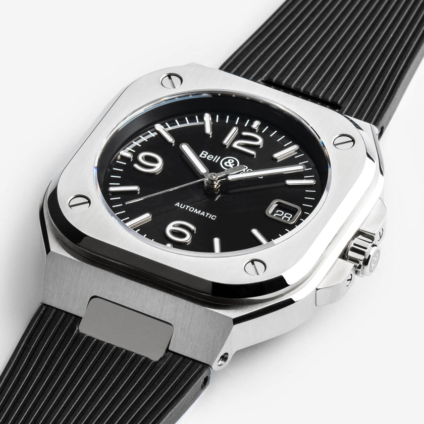 Bell & Ross BR-05 Black Steel BR05A-BL-ST/SRB