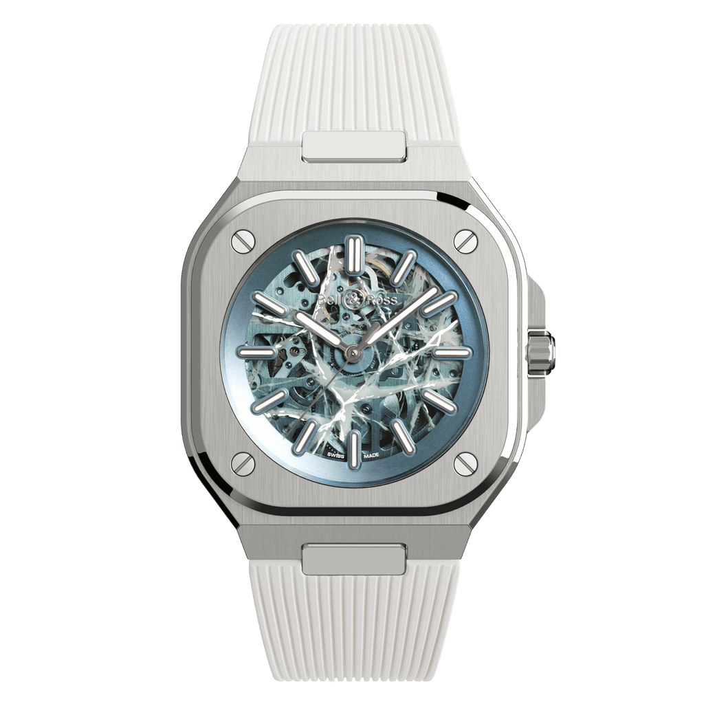 Bell & Ross Skeleton Arctic Blue BR05A-AB-SKST/SRB