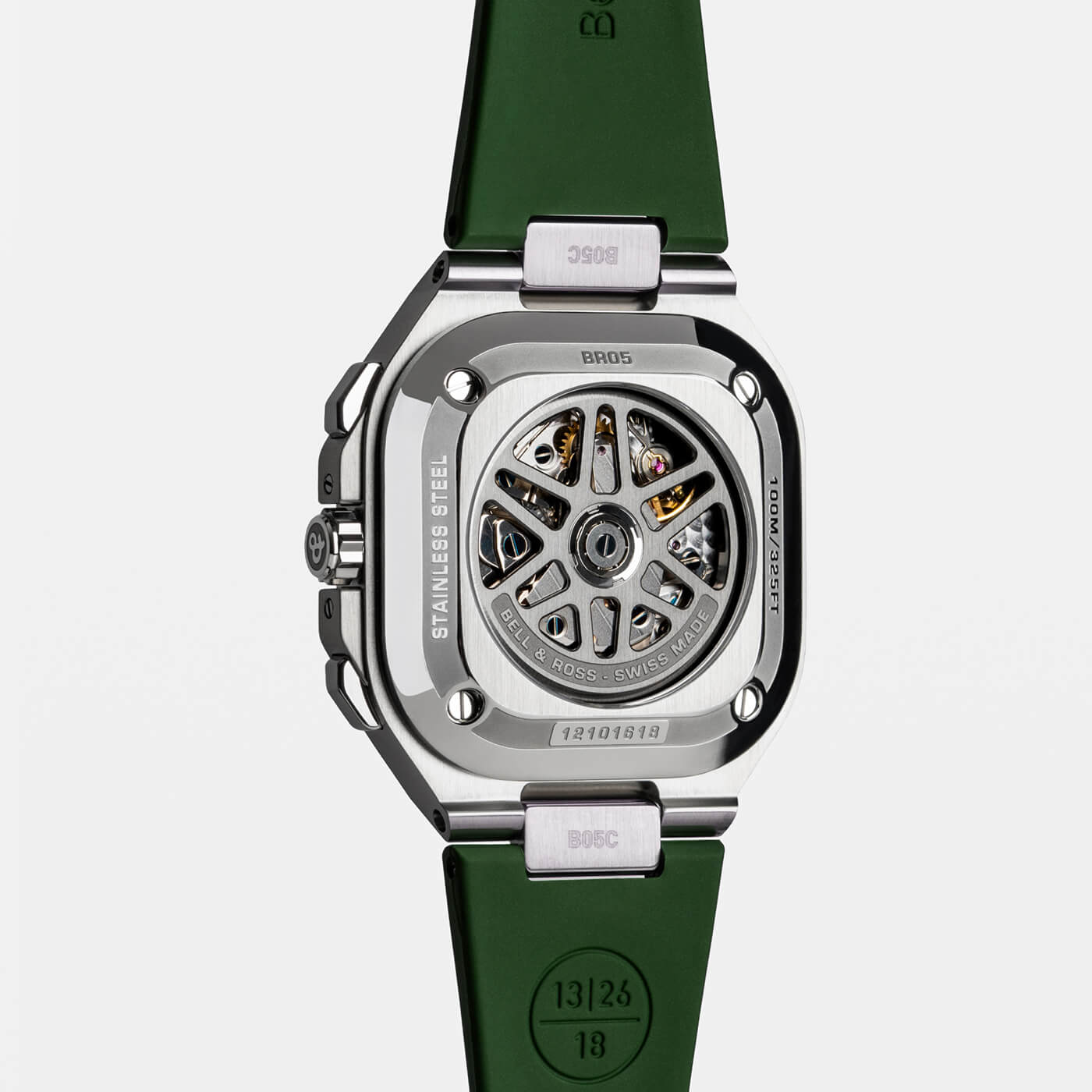 Bell & Ross BR-05 Chrono Green Steel BR05C-GN-ST/SRB