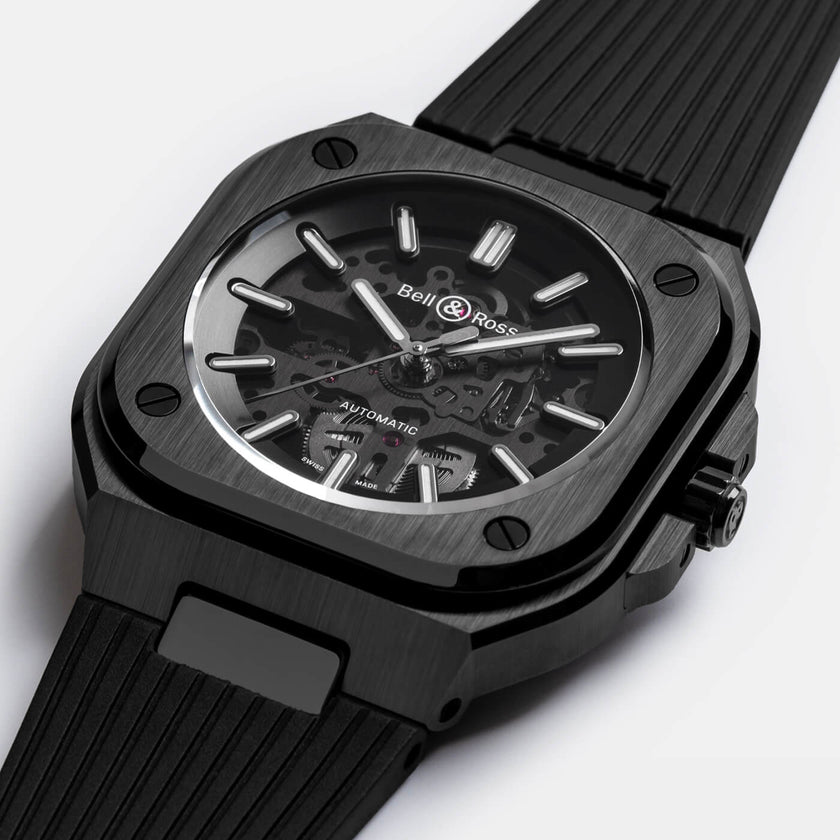Bell & Ross BR-05 Skeleton Black Ceramic BR05A-BL-SK-CE/SRB