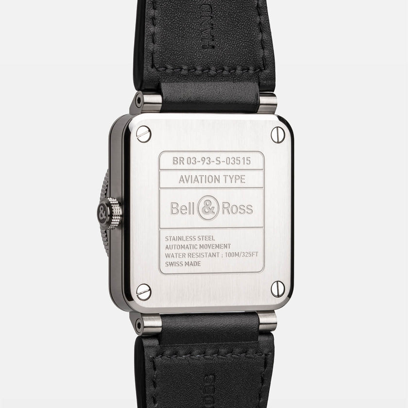 Bell & Ross BR-03 GMT Black BR0393-BL-ST/SCA