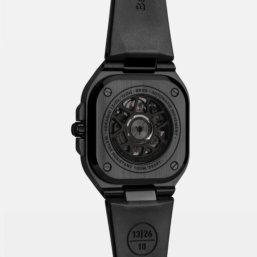 Bell & Ross BR-05 Skeleton Black Ceramic BR05A-BL-SK-CE/SRB