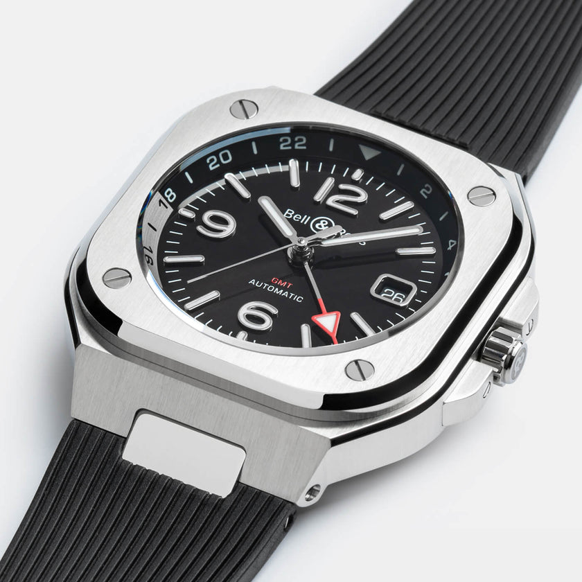 Bell & Ross BR-05 GMT Black BR05G-BL-ST/SRB