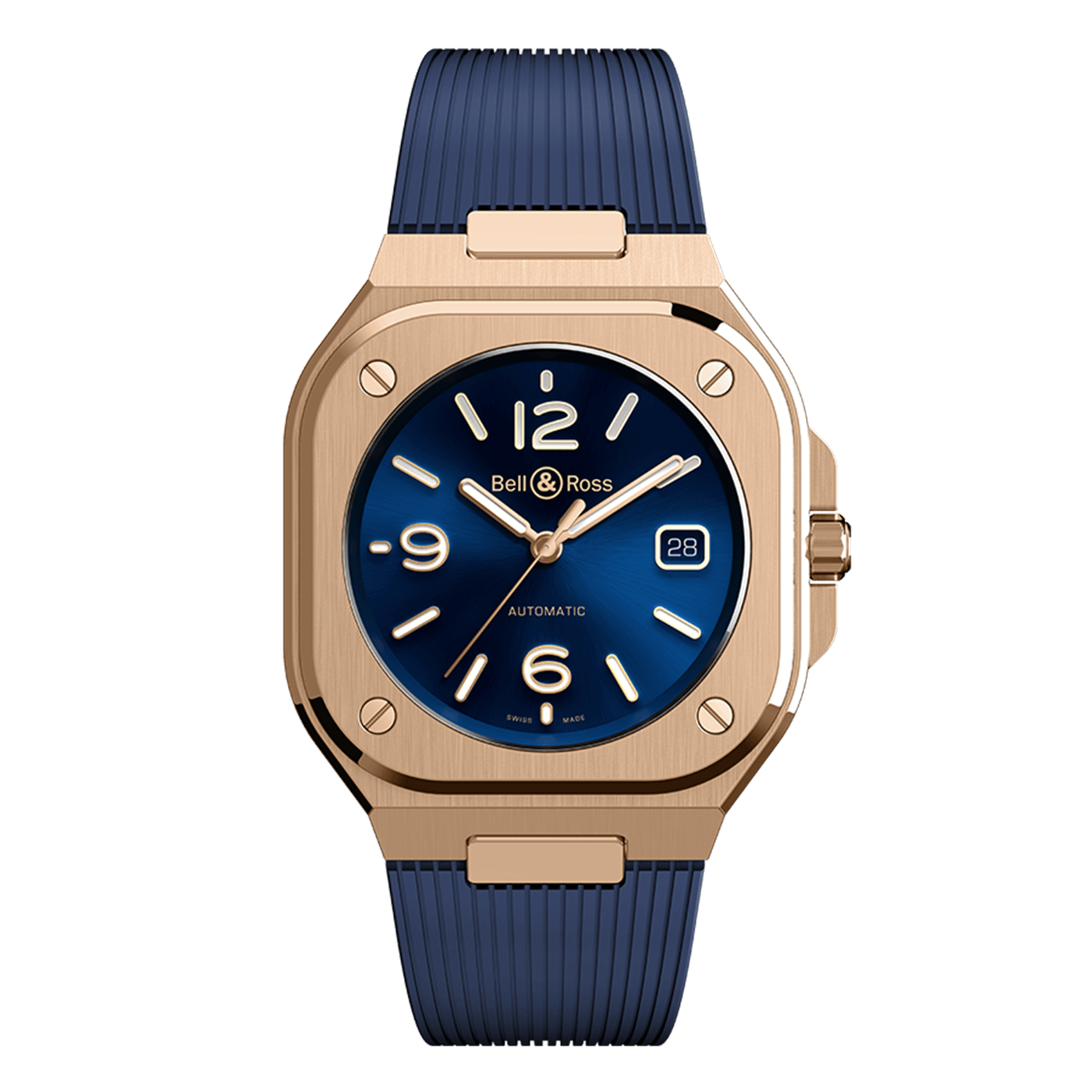 Bell & Ross BR-05 Blue Gold BR05A-BLU-PG/SRB