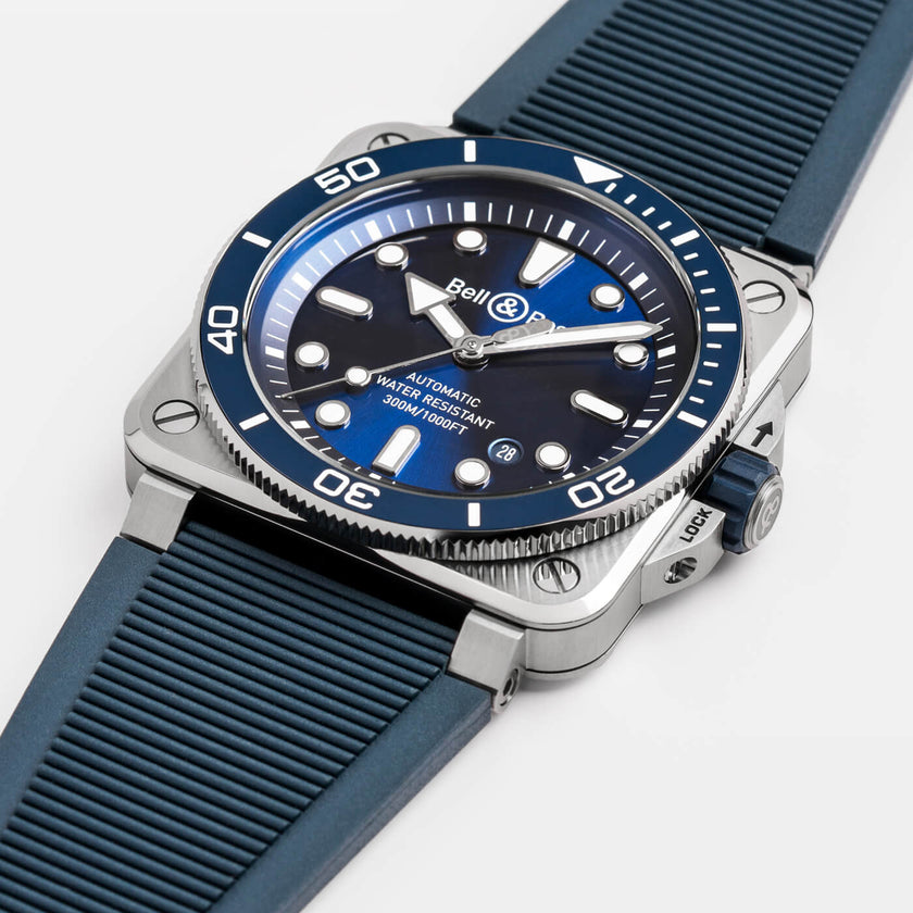 Bell & Ross BR-03 Diver Blue Steel BR03A-D-BLU-ST/SRB