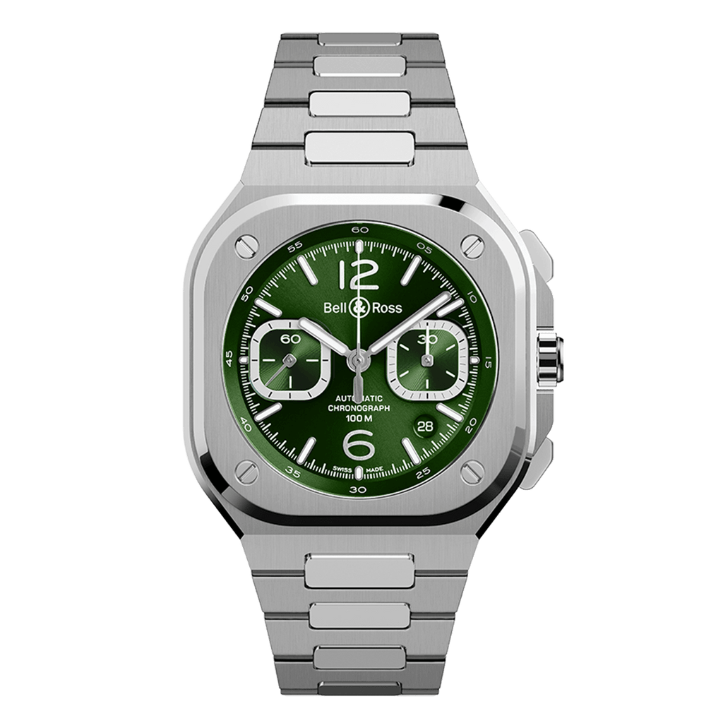 Bell & Ross BR-05 Chrono Green Steel BR05C-GN-ST/SST