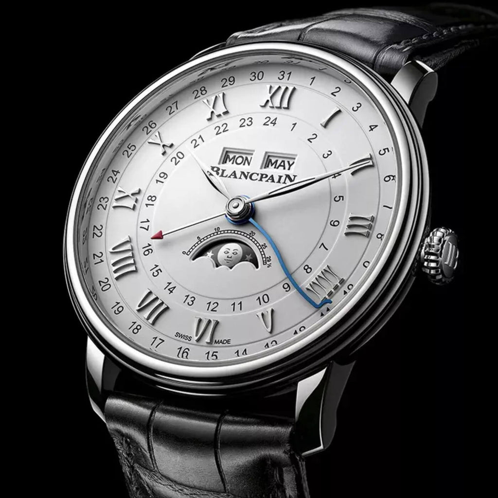 Blancpain Villeret Quantième Complet Phases de Lune GMT 6676 1127 55B