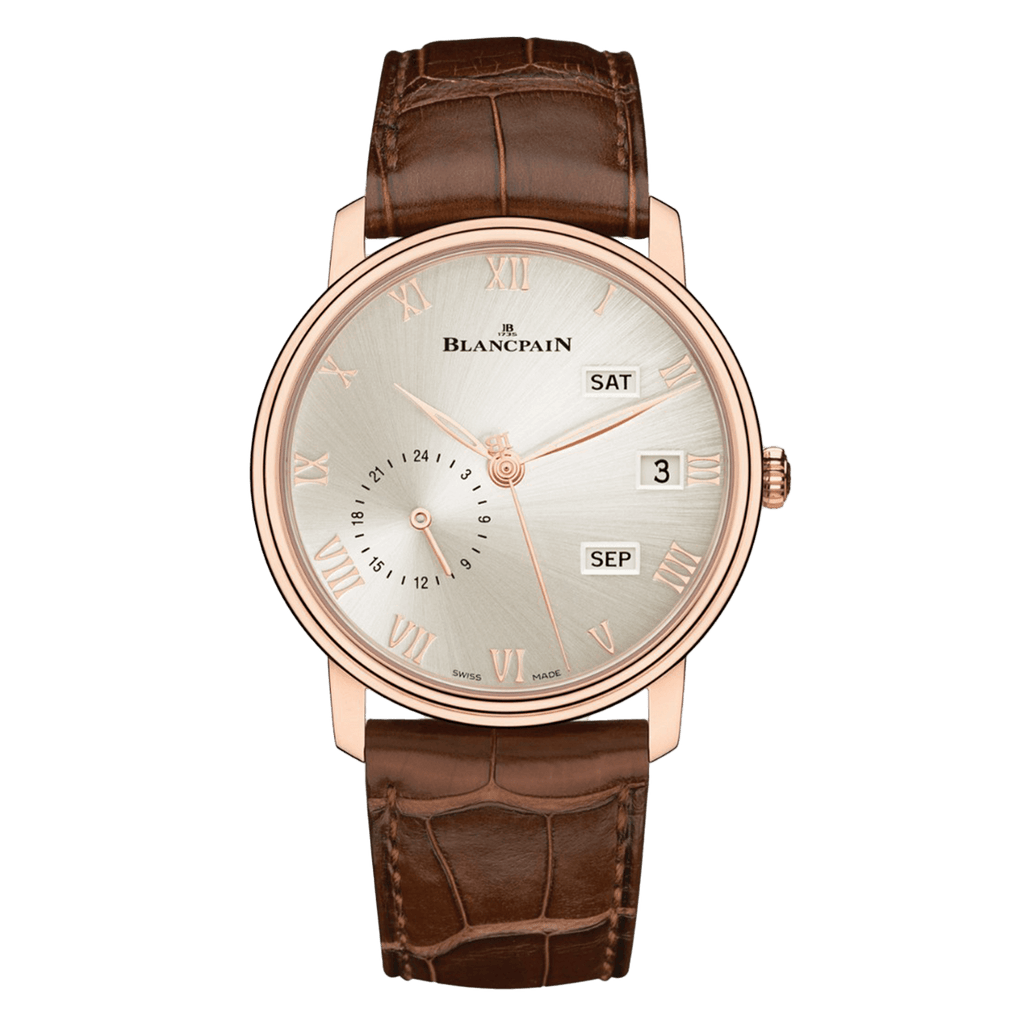Blancpain Villeret Quantième Annuel GMT 6670A 3642 55B