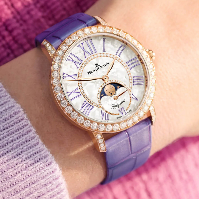 Blancpain Ladybird Colors Phases de Lune 3662E 2954 55B