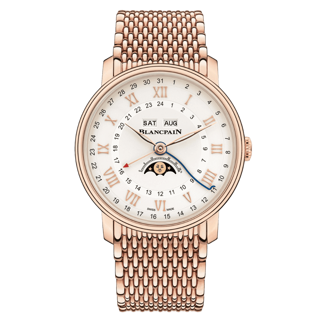 Blancpain Villeret Quantième Complet Phases de Lune GMT 6676 3642 MMB