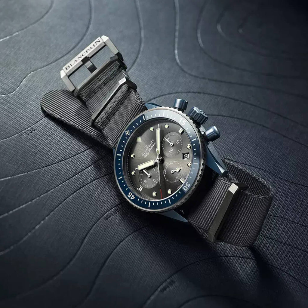 Blancpain Fifty Fathoms Bathyscaphe Chronographe Flyback Ocean Commitment 5200 0310 NAGA