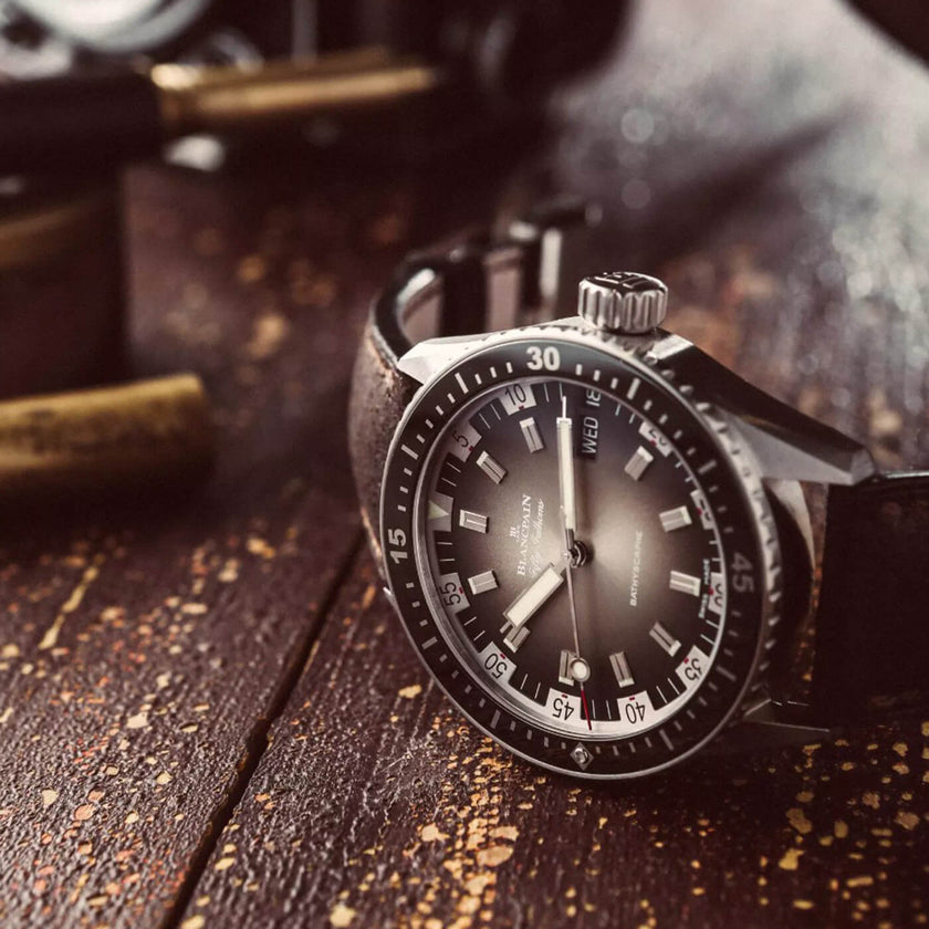 Blancpain Fifty Fathoms Bathyscaphe Jour Date 70s 5052 1110 63A