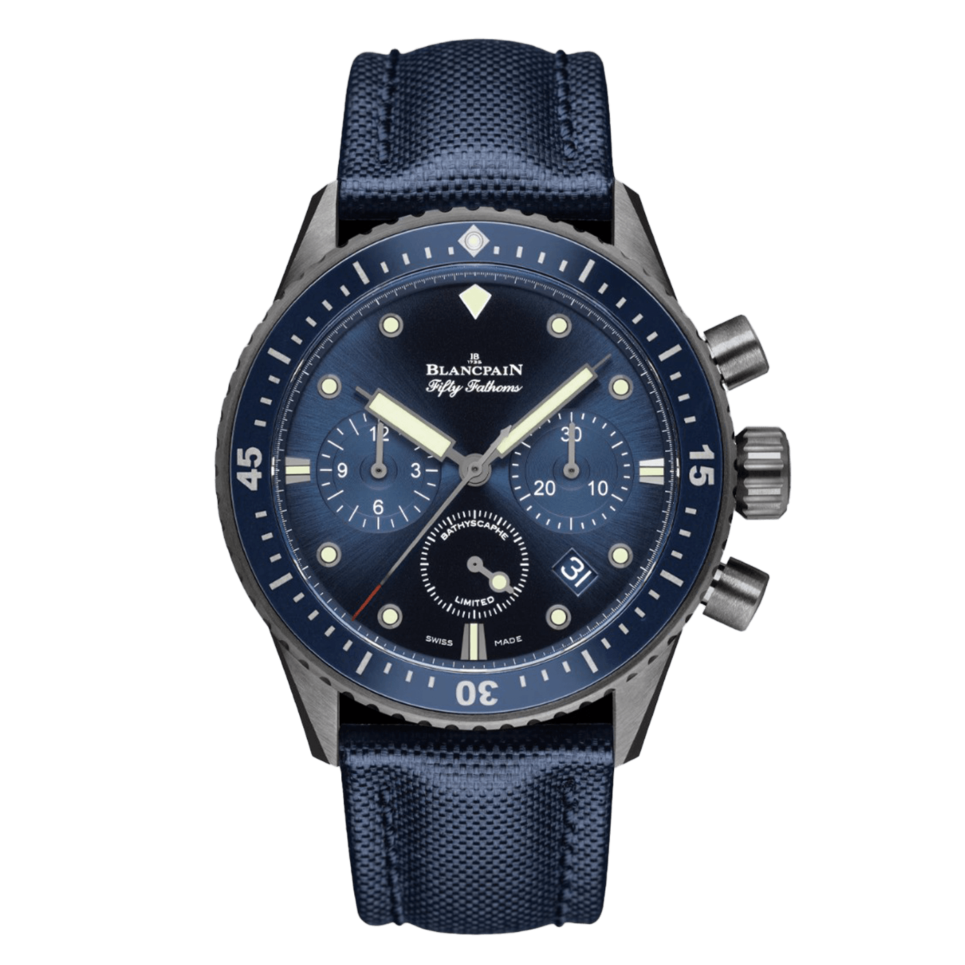 Blancpain Fifty Fathoms Bathyscaphe Chronographe Flyback Ocean Commitment 5200 0240 O52A