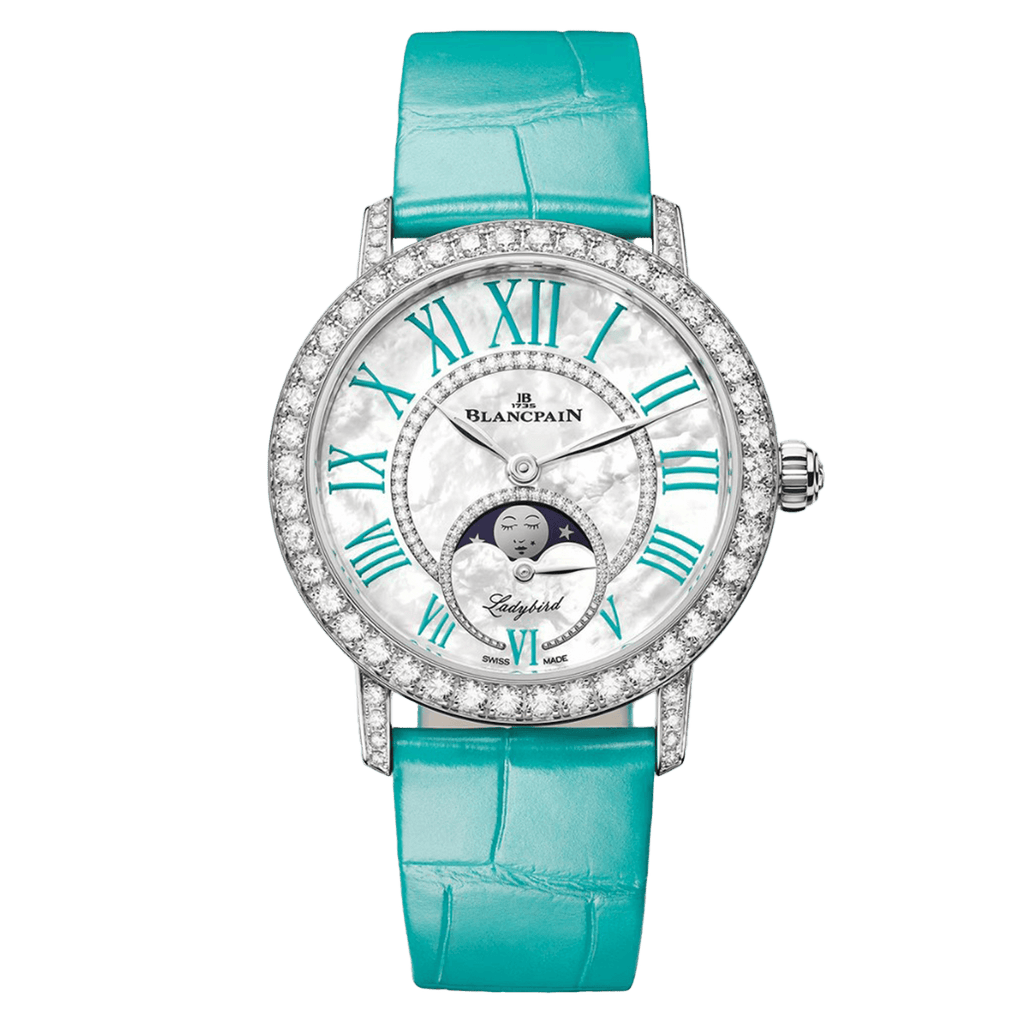 Blancpain Ladybird Color Phases de Lune 3662A 1954 55B