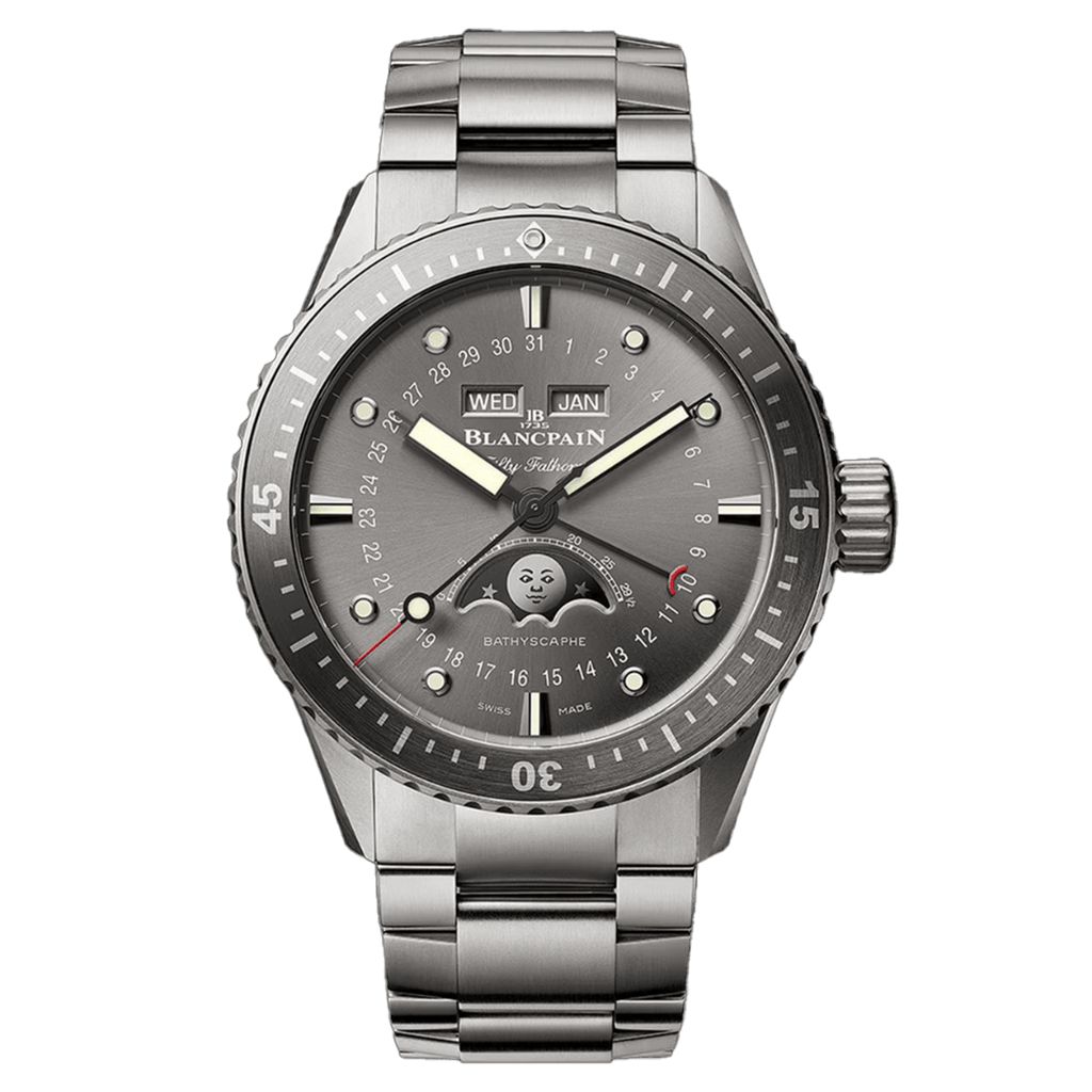 Blancpain Fifty Fathoms Bathyscaphe Quantième Complet Phases de Lune 5054 1210 98S