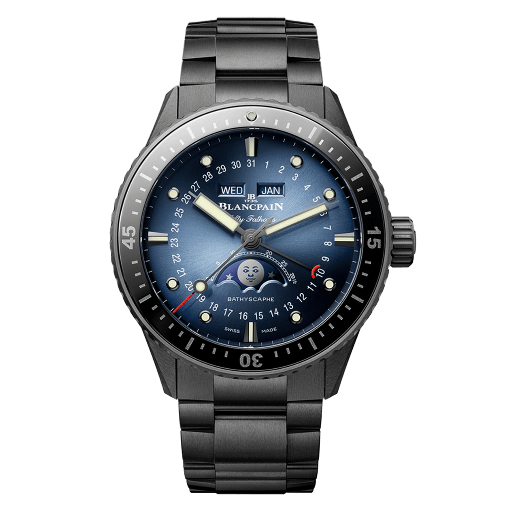 Blancpain Fifty Fathoms Bathyscaphe Quantième Complet Phases de Lune 5054 0140 01S