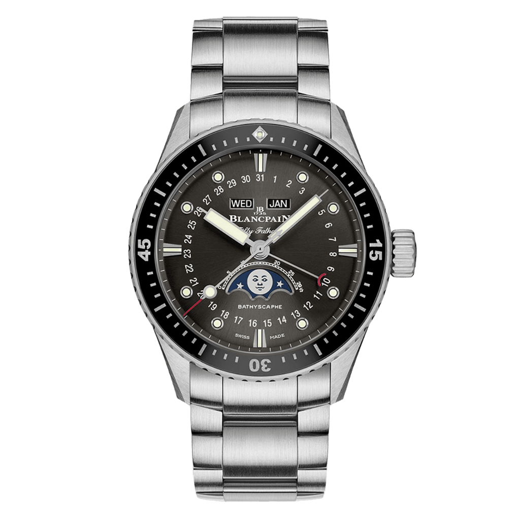 Blancpain Fifty Fathoms Bathyscaphe Quantième Complet Phases de Lune 5054 1110 71S