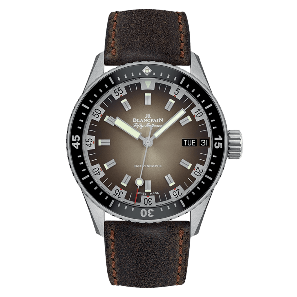 Blancpain Fifty Fathoms Bathyscaphe Jour Date 70s 5052 1110 63A