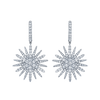 deBoulle Collection Supernova Earrings in White Gold