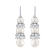 deBoulle Collection Baroque Radiance Pearl Earrings in White Gold