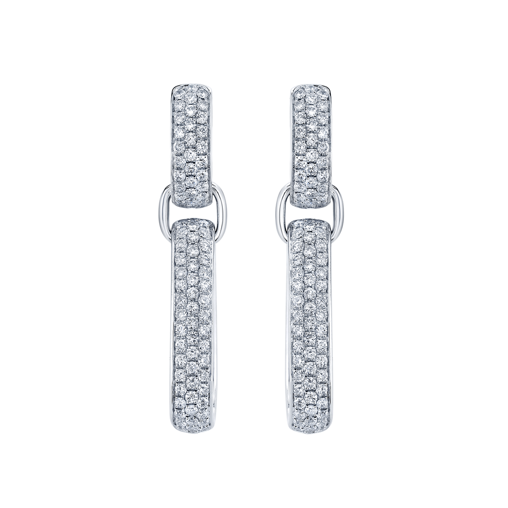 deBoulle Collection Diamond Link Earrings