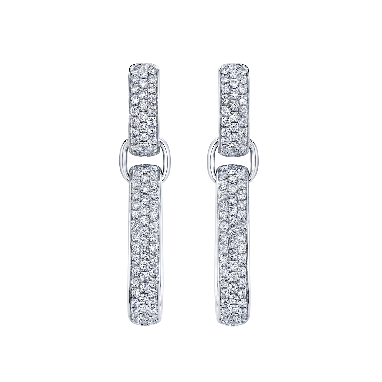deBoulle Collection Diamond Link Earrings