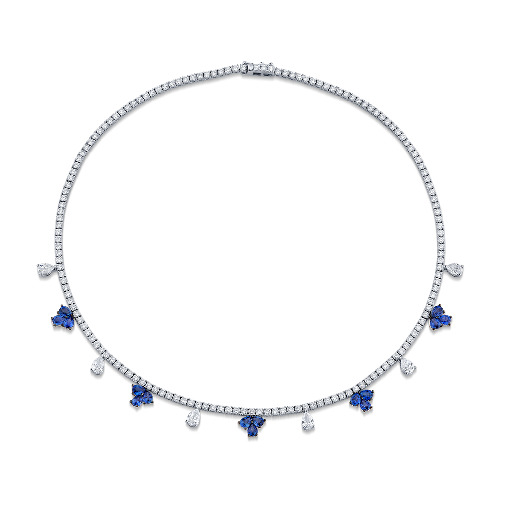 deBoulle Collection Sapphire and Diamond Necklace