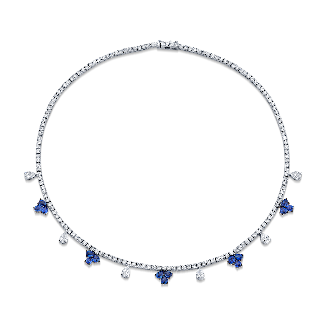 deBoulle Collection Sapphire and Diamond Necklace