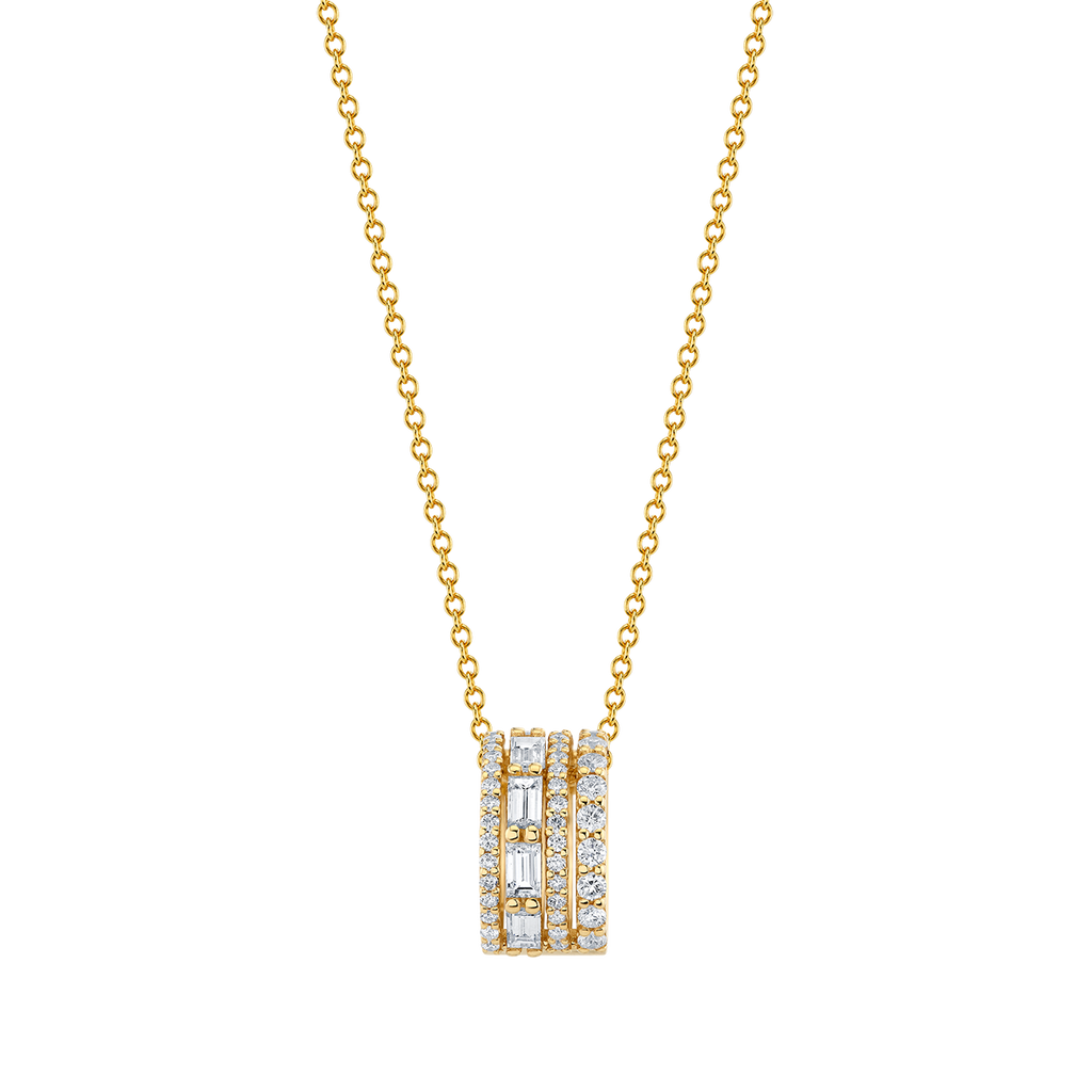 deBoulle Collection Diamond Roll Pendant