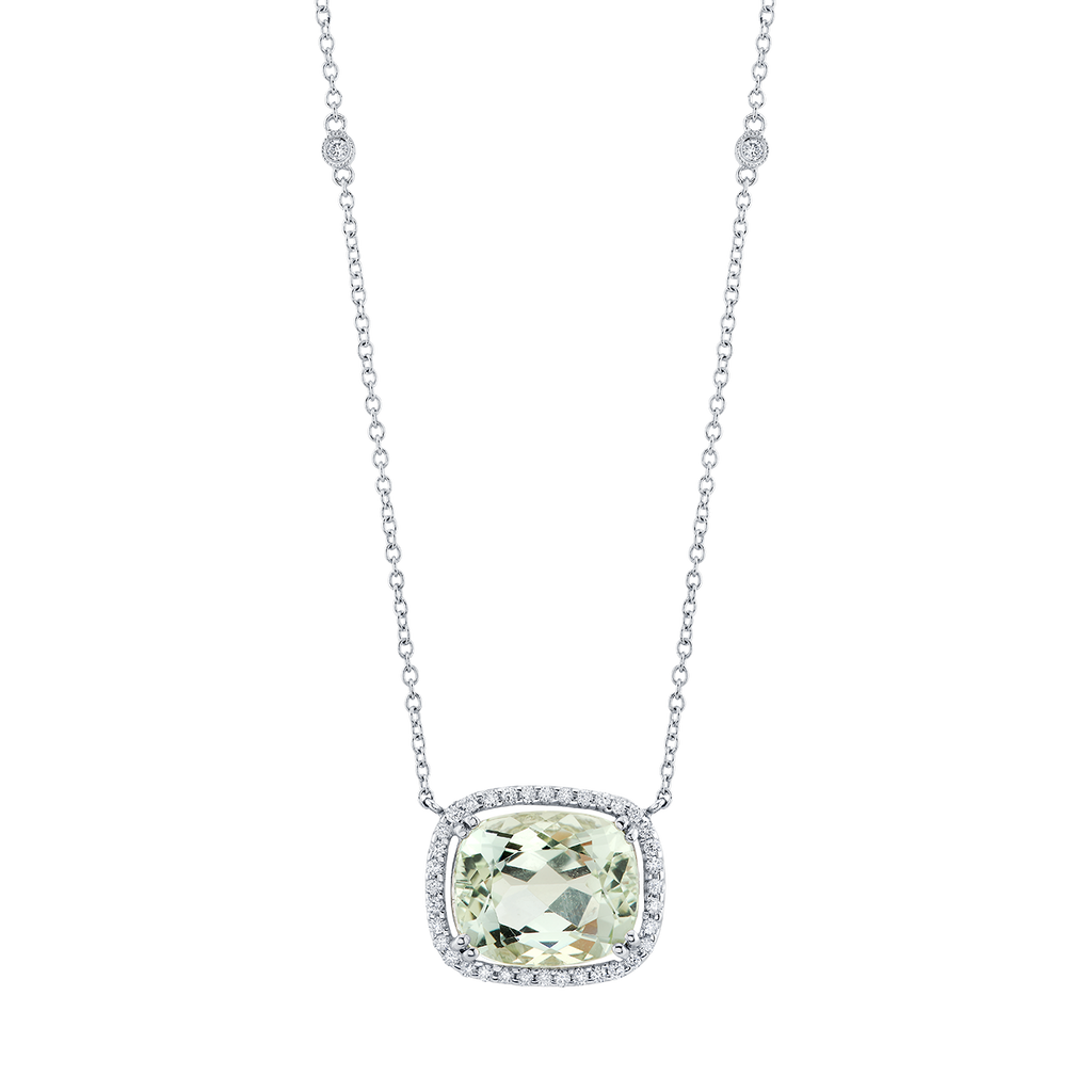 deBoulle Collection Beryl and Diamond Necklace