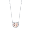 deBoulle Collection Morganite and Diamond Necklace