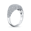 deBoulle Collection Pavé Domed Ring with White Sapphires
