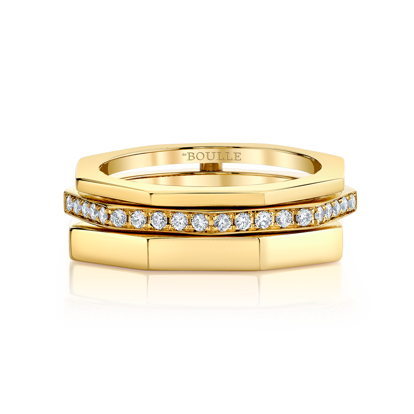 deBoulle Collection Triple Stacked Ring