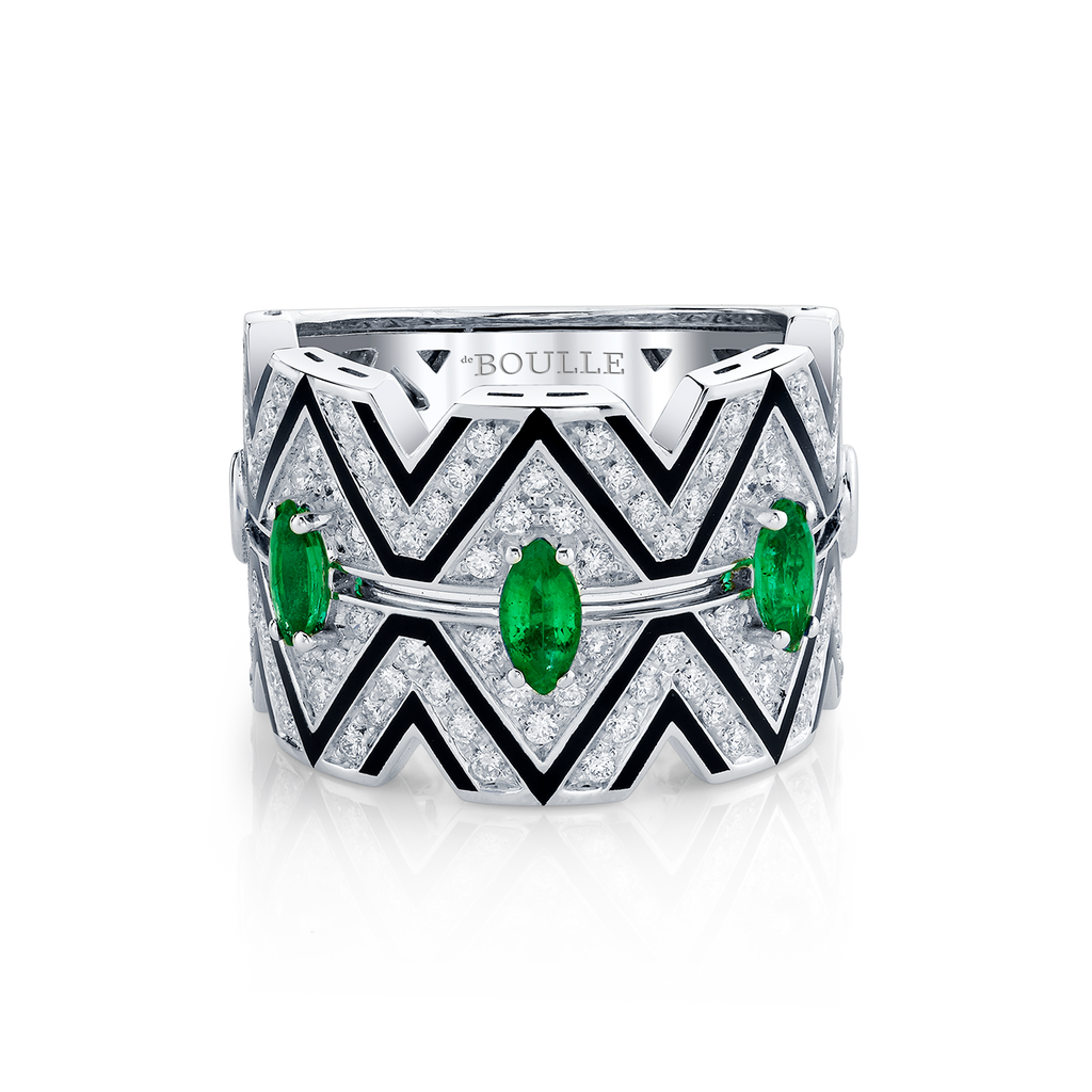 deBoulle Collection Chevron Ring