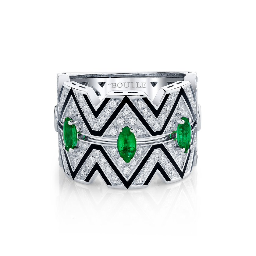 deBoulle Collection Chevron Ring