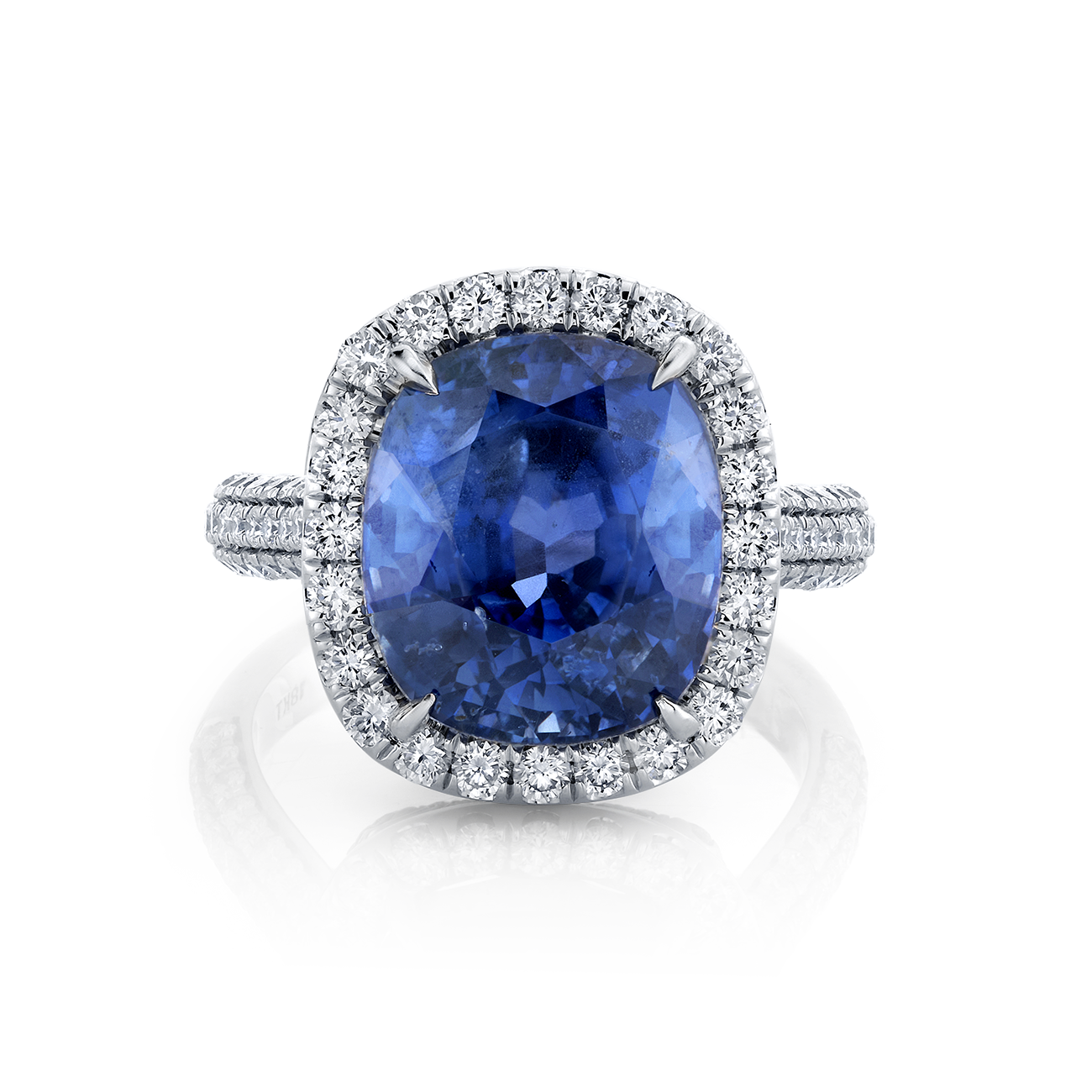 deBoulle High Jewelry Sapphire Fleur Ring