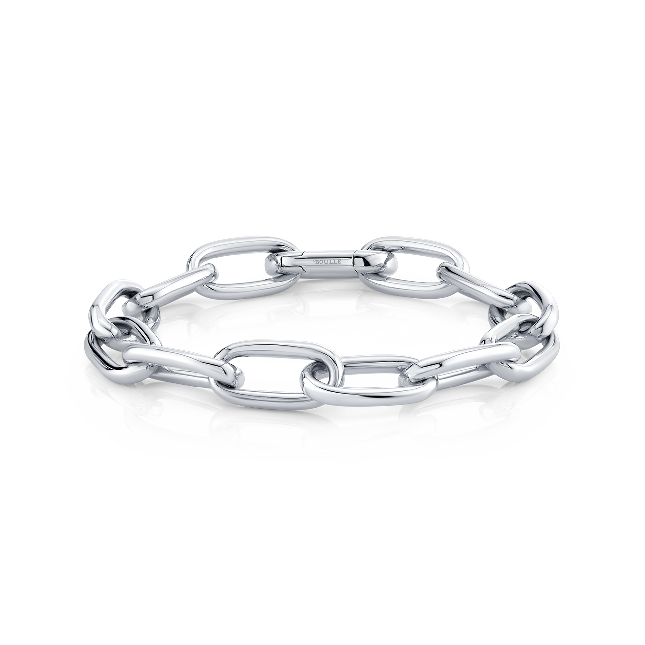 deBoulle Collection Link Bracelet in White Gold