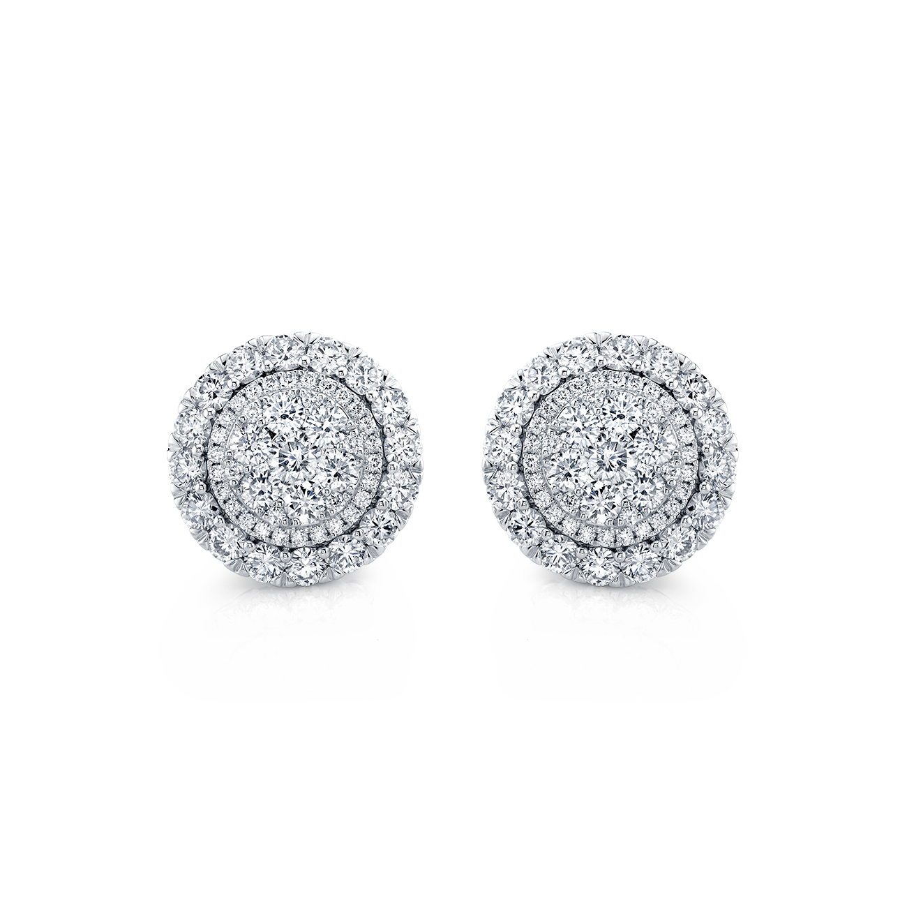 deBoulle Collection Diamond Circle Earrings