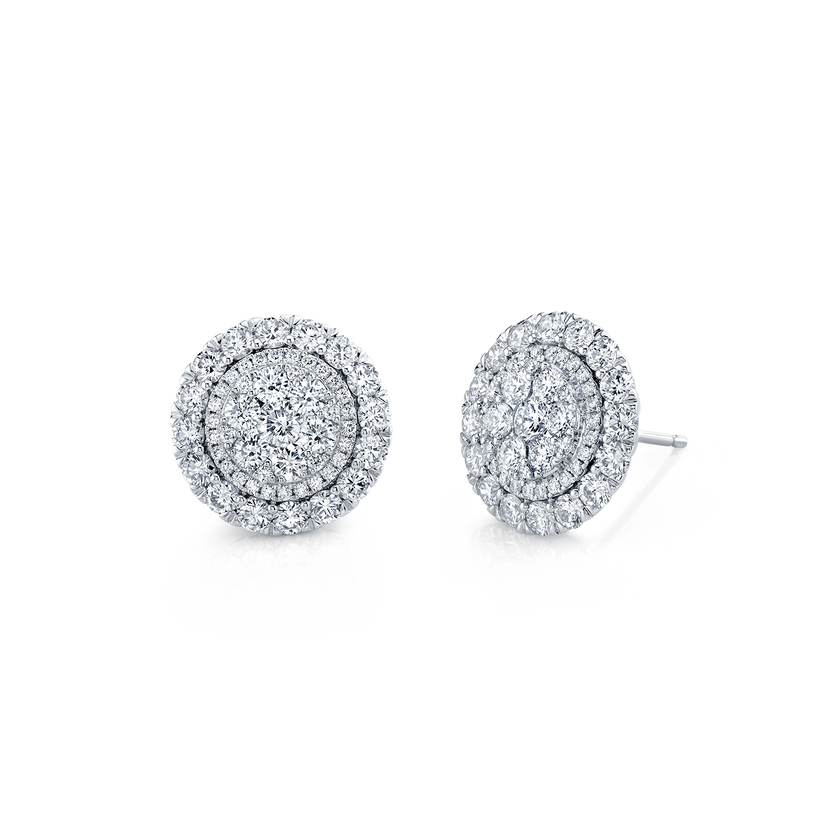 deBoulle Collection Diamond Circle Earrings