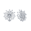 deBoulle Collection Sparkler Earrings in White Gold